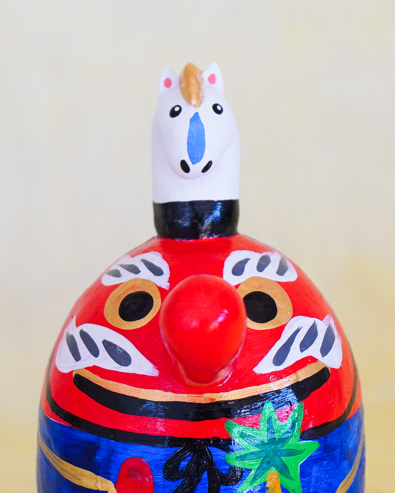 秋葉の天狗張り子-午-の画像